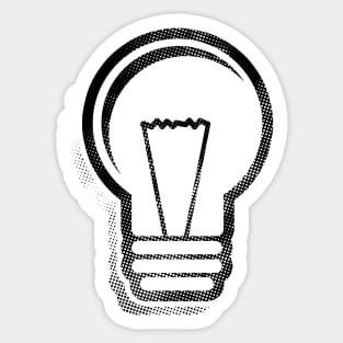 Idea light bulb Sticker